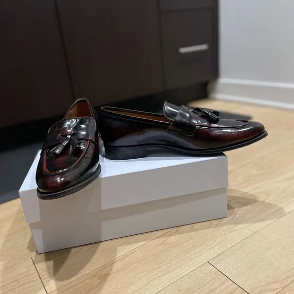 Zara | Shoes | Zara Mens Burgundy Loafers 44 | Poshmark display picture 2